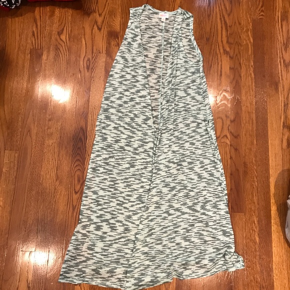 LuLaRoe Sweaters - LuLaroe Joy Duster Mint Green Sz XS Cardigan Cute Boho Cochella Free Flow